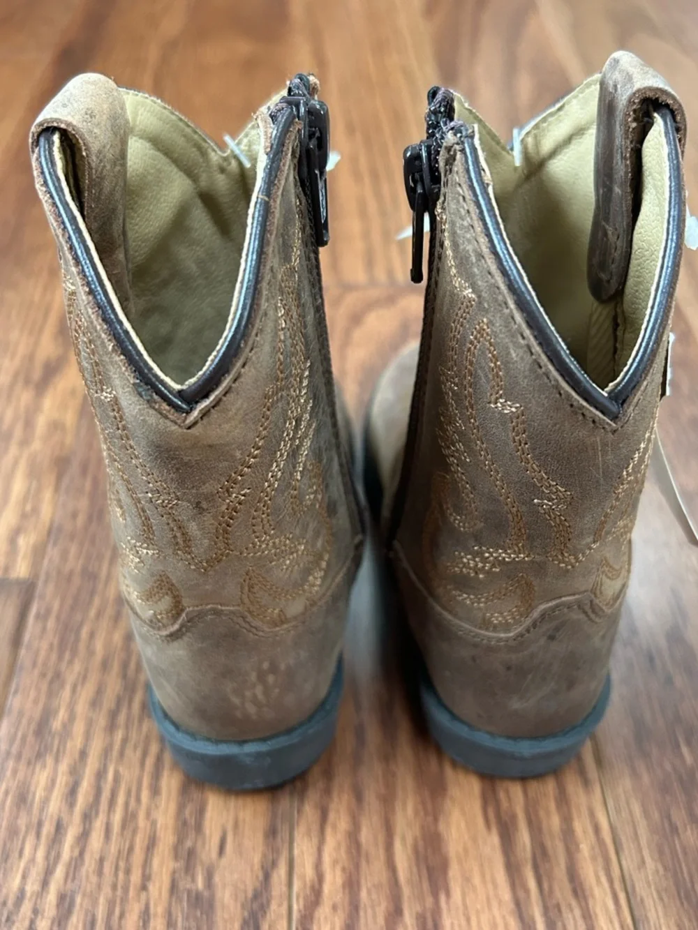 Smokey Mountain Boots distressed brown leather toddler size 6